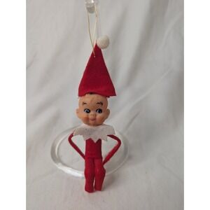 Made In Japan Small Pixie Blue Eyed Boy Elf Vintage Christmas